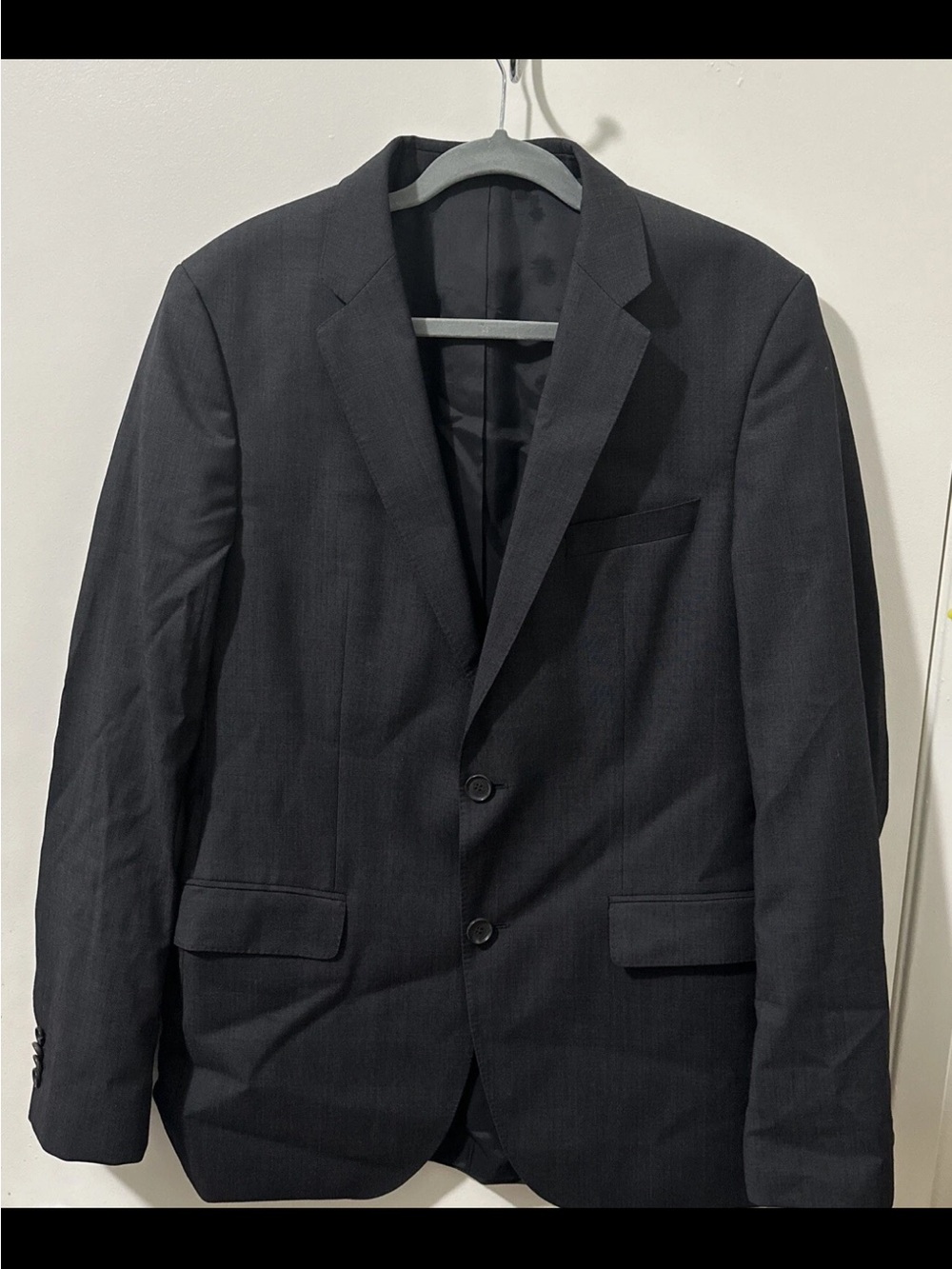 Hugo Boss The Jam75 / Sharp3 Dark Gray Sport Coat Blazer Men’s Size 40 L